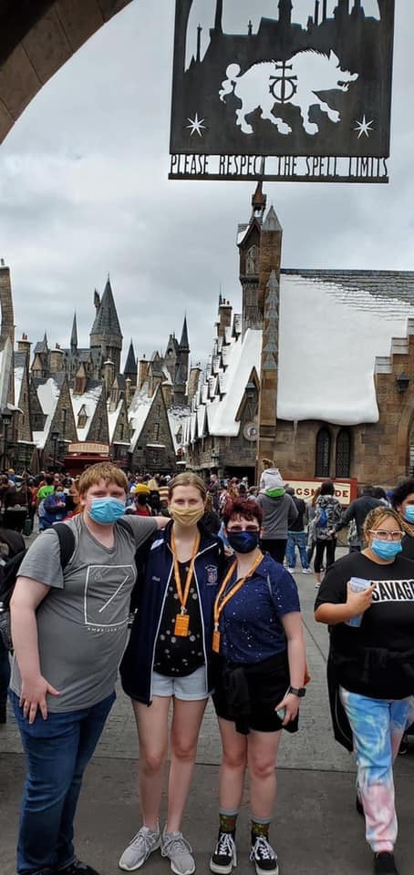Travelers at Universal Studios - Wizarding World of Harry Potter