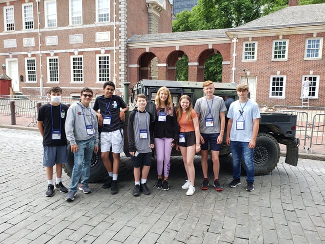 Group in History tour