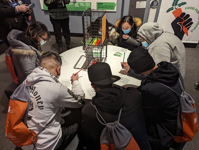 Kids learning on tour