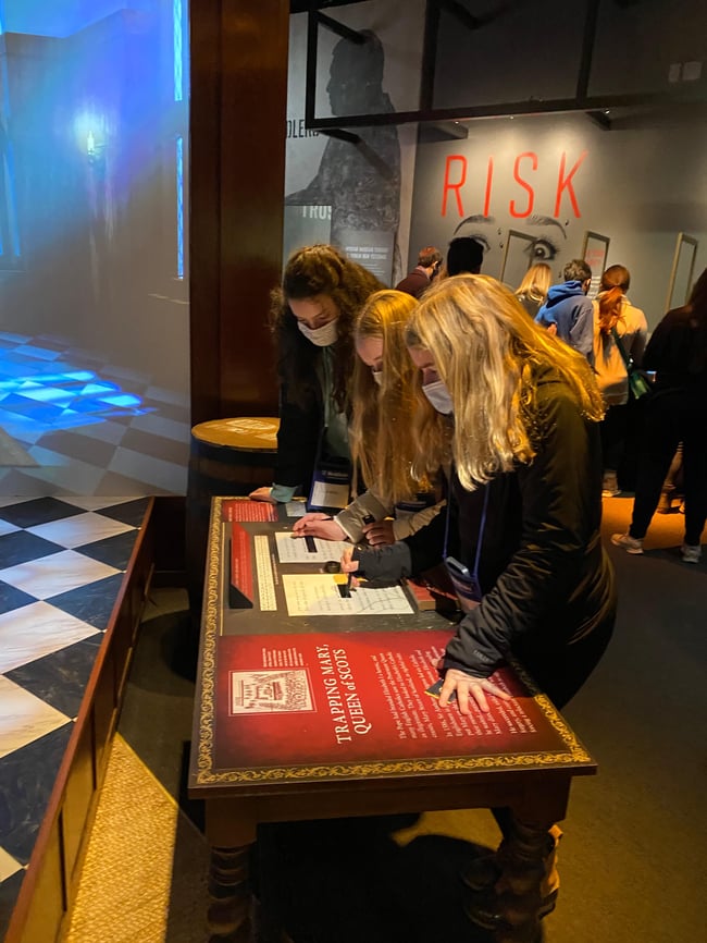 kids learning on tour