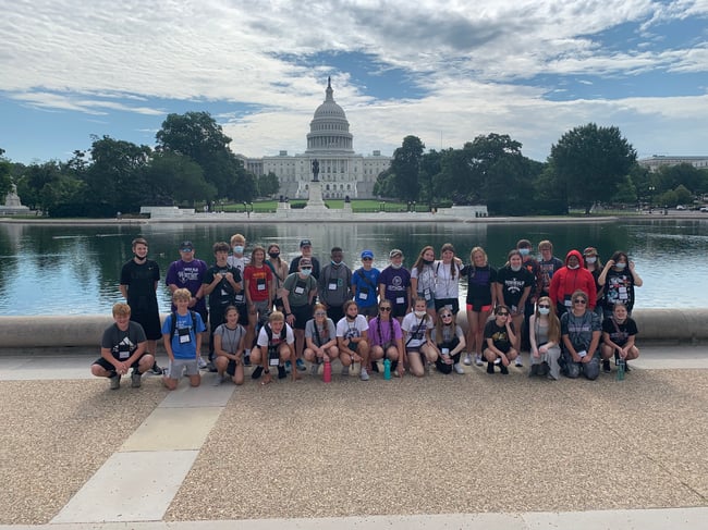 Group of students in Washington, D.C.