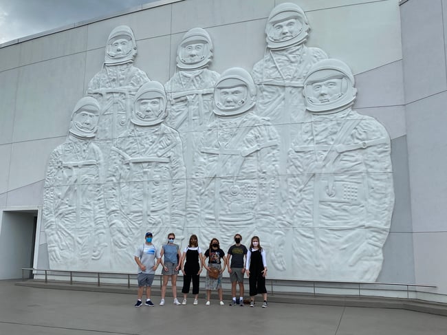 Learning about astronauts in Florida