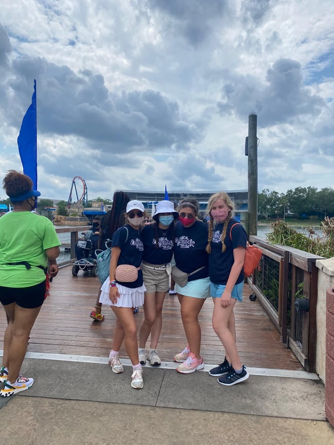 Exploring in Florida in sunny weather