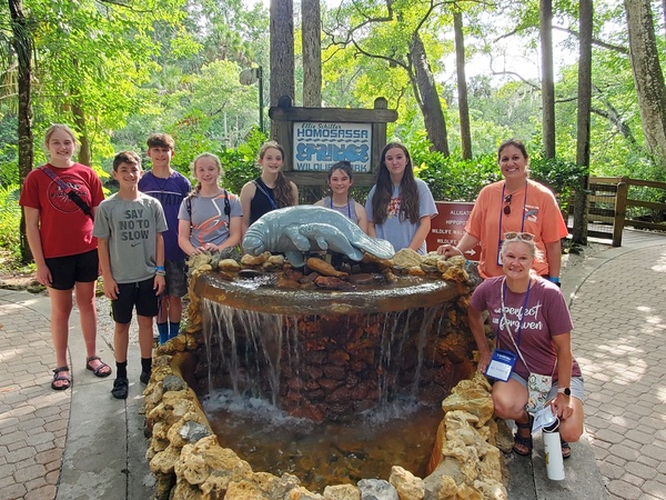 Group of students on tour
