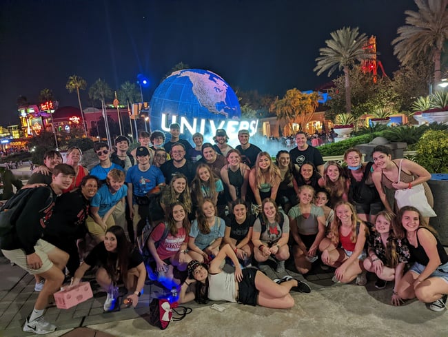 Group at Universal Studios
