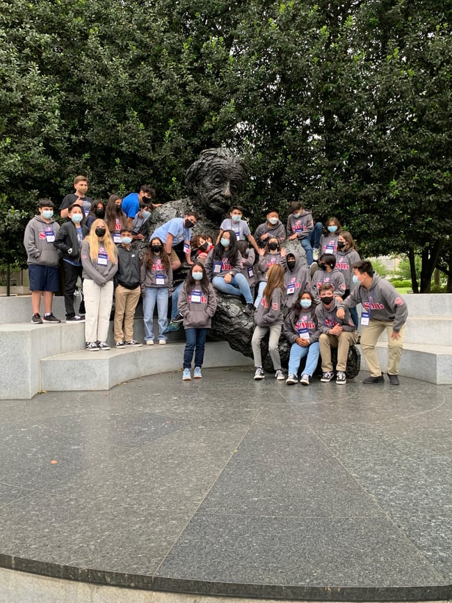 Student group posing for picture