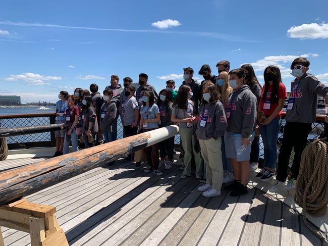 Students on tour